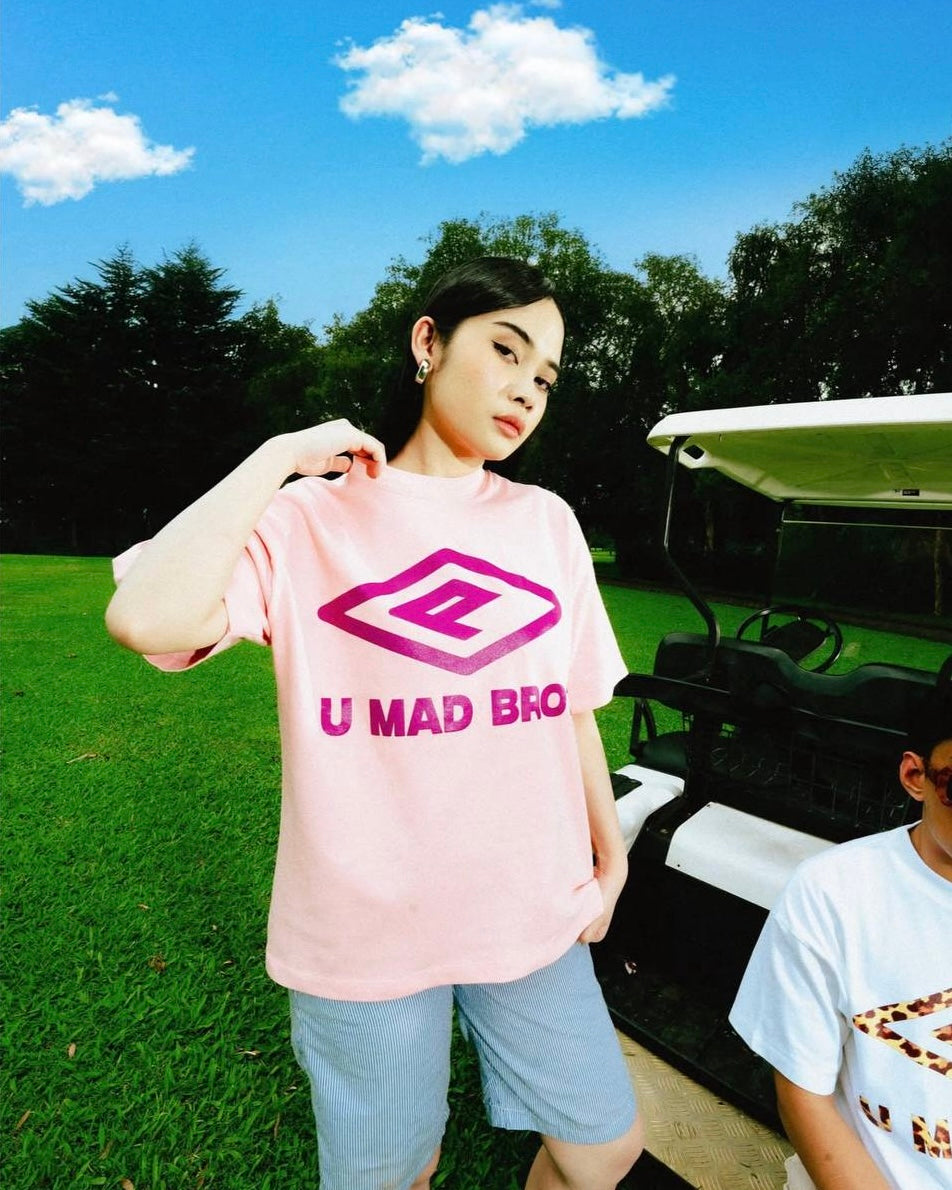 PUCCY U MAD BRO TEE PINK