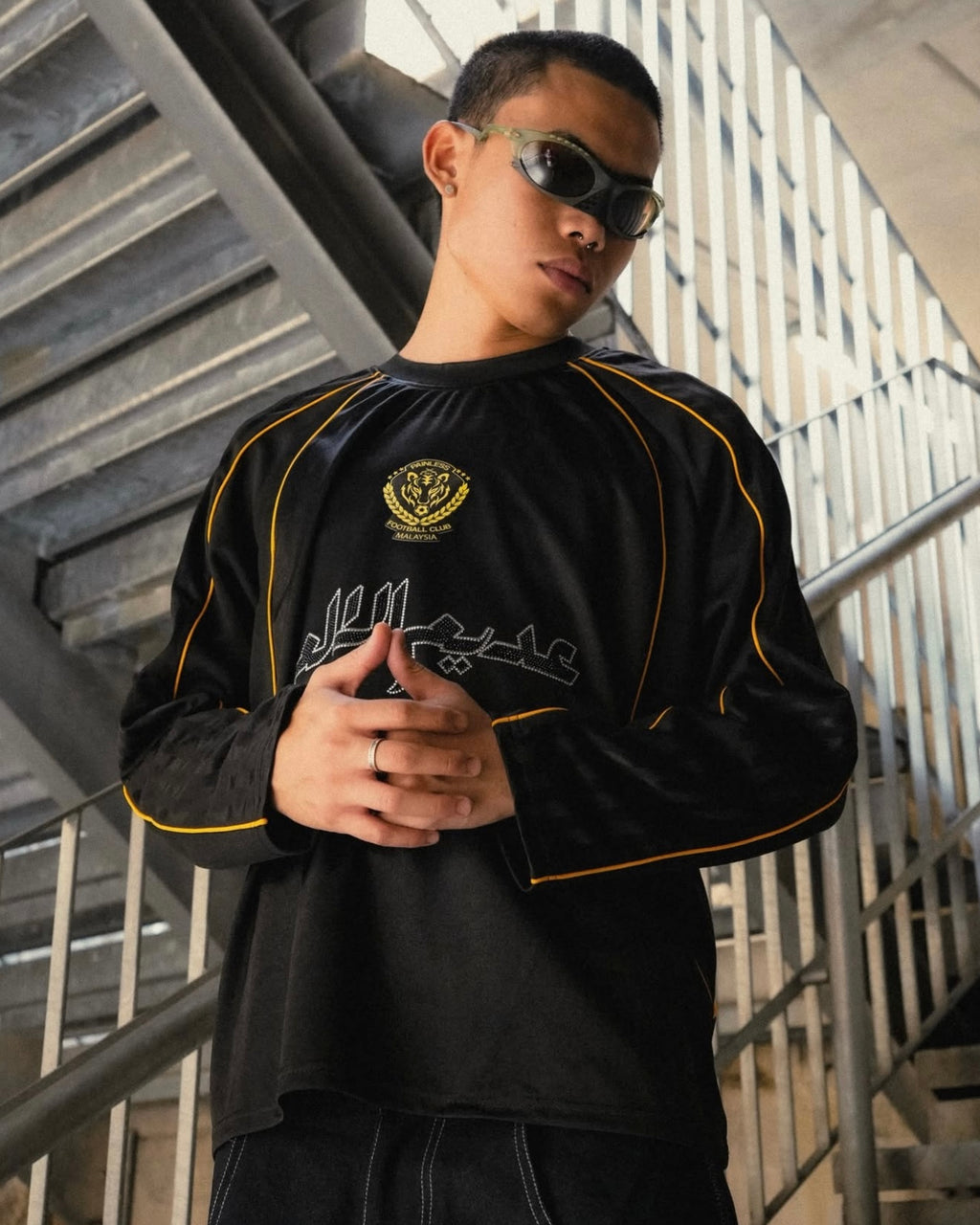 PAINLESS FAM LONGSLEEVE JERSEY BLACK