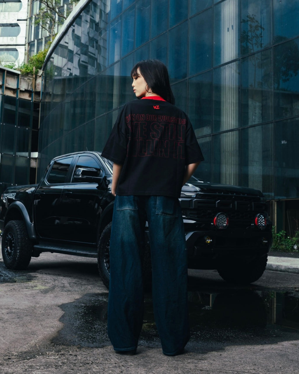 KRUEL x SUPERSUNDAY CORE TEE BLACK