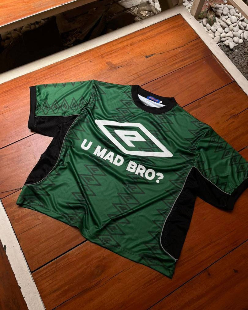 PUCCY U MAD BRO JERSEY GREEN
