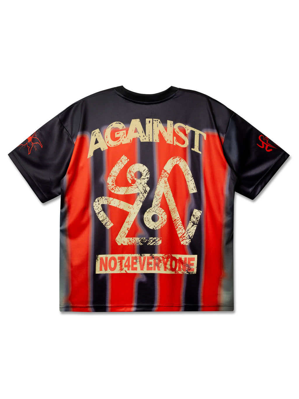 ALL LOVE x AGAINST LAB THORN JERSEY RED BLACK