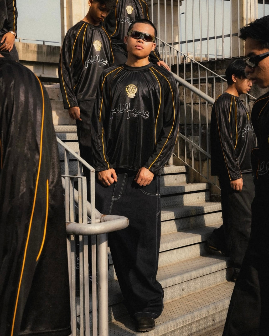 PAINLESS FAM LONGSLEEVE JERSEY BLACK