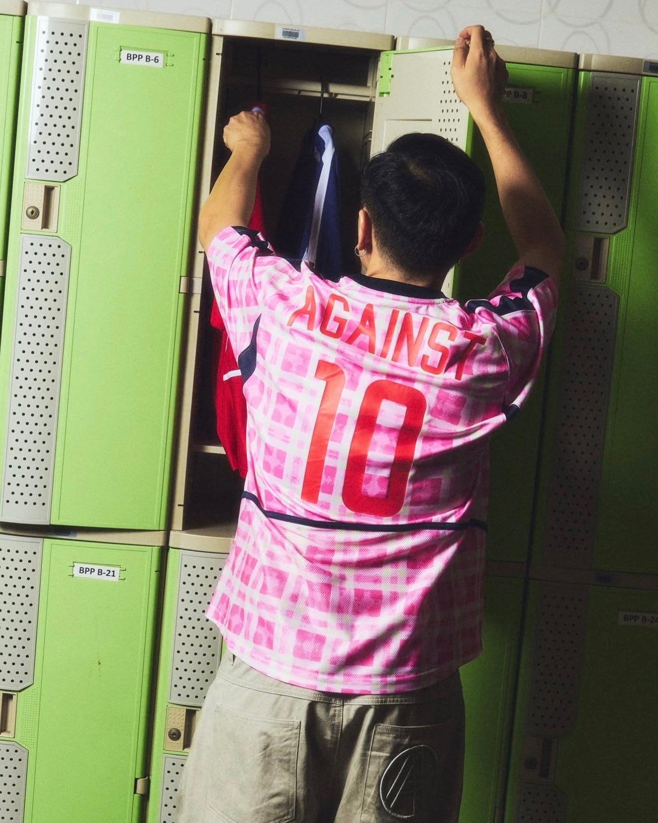 AGAINST LAB JOGA BONITO V2 PLAID PINK