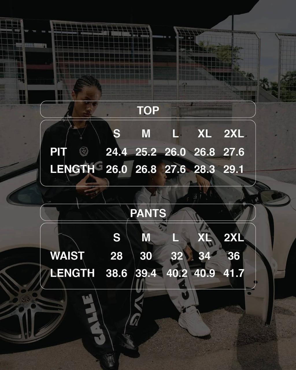 SVG x CALLE TRACKPANTS JERSEY WHITE