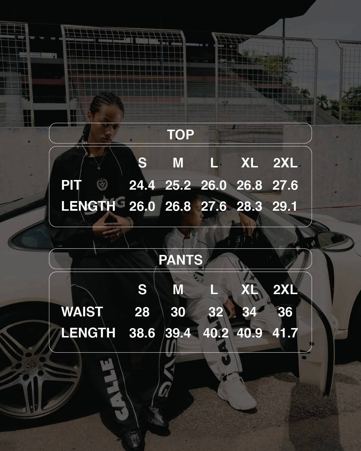 SVG x CALLE TRACKPANTS JERSEY WHITE
