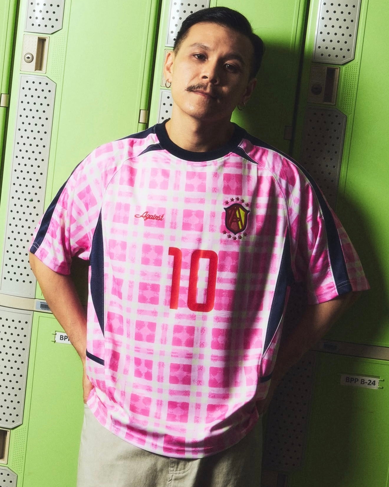 AGAINST LAB JOGA BONITO V2 PLAID PINK