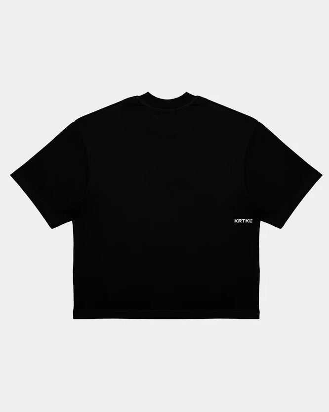 KRTKL CARYS BOXY CUT TEE BLACK