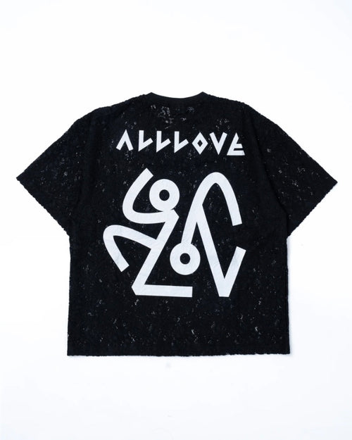ALL LOVE LACE JERSEY BLACK