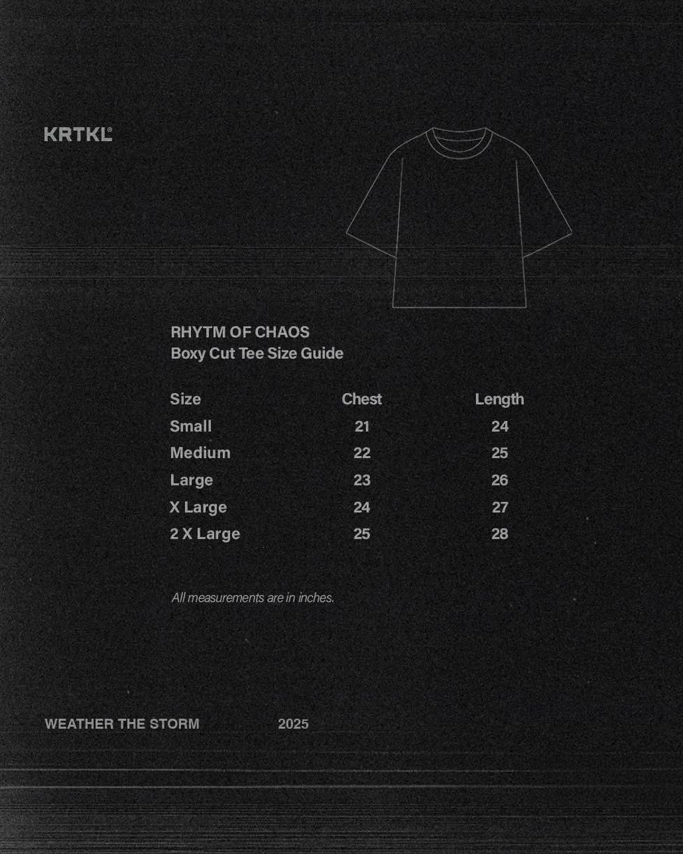 KRTKL CARYS BOXY CUT TEE BLACK