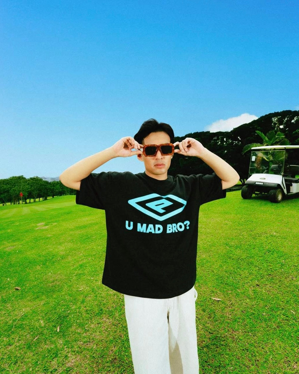 PUCCY U MAD BRO TEE BLACK
