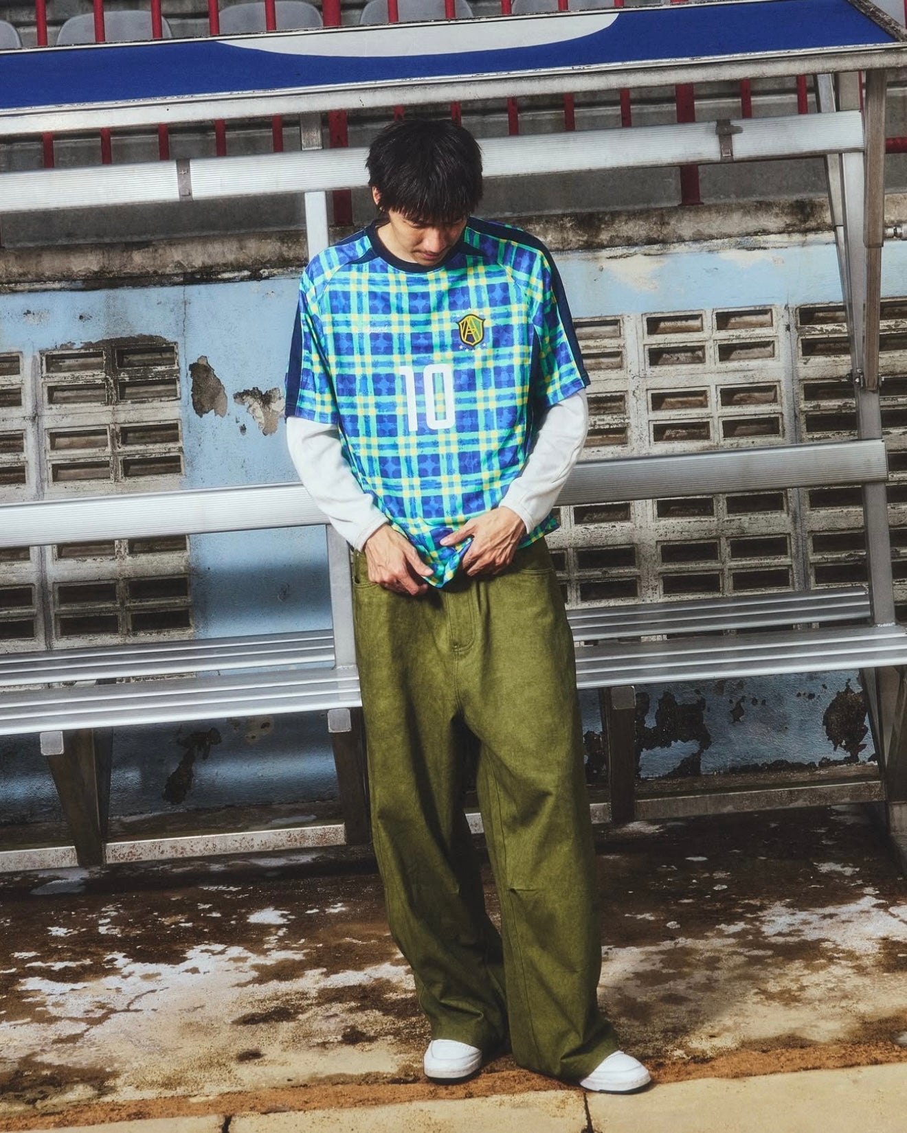 AGAINST LAB JOGA BONITO V2 PLAID BLUE