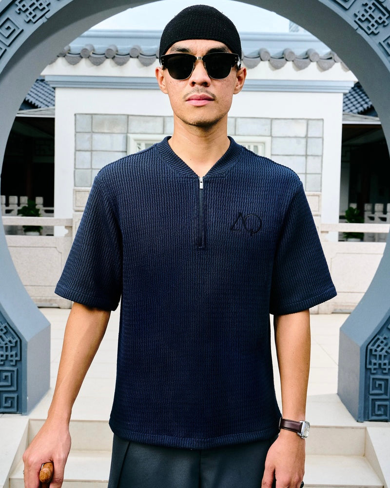 AQ MERCH HALFZIP NAVY