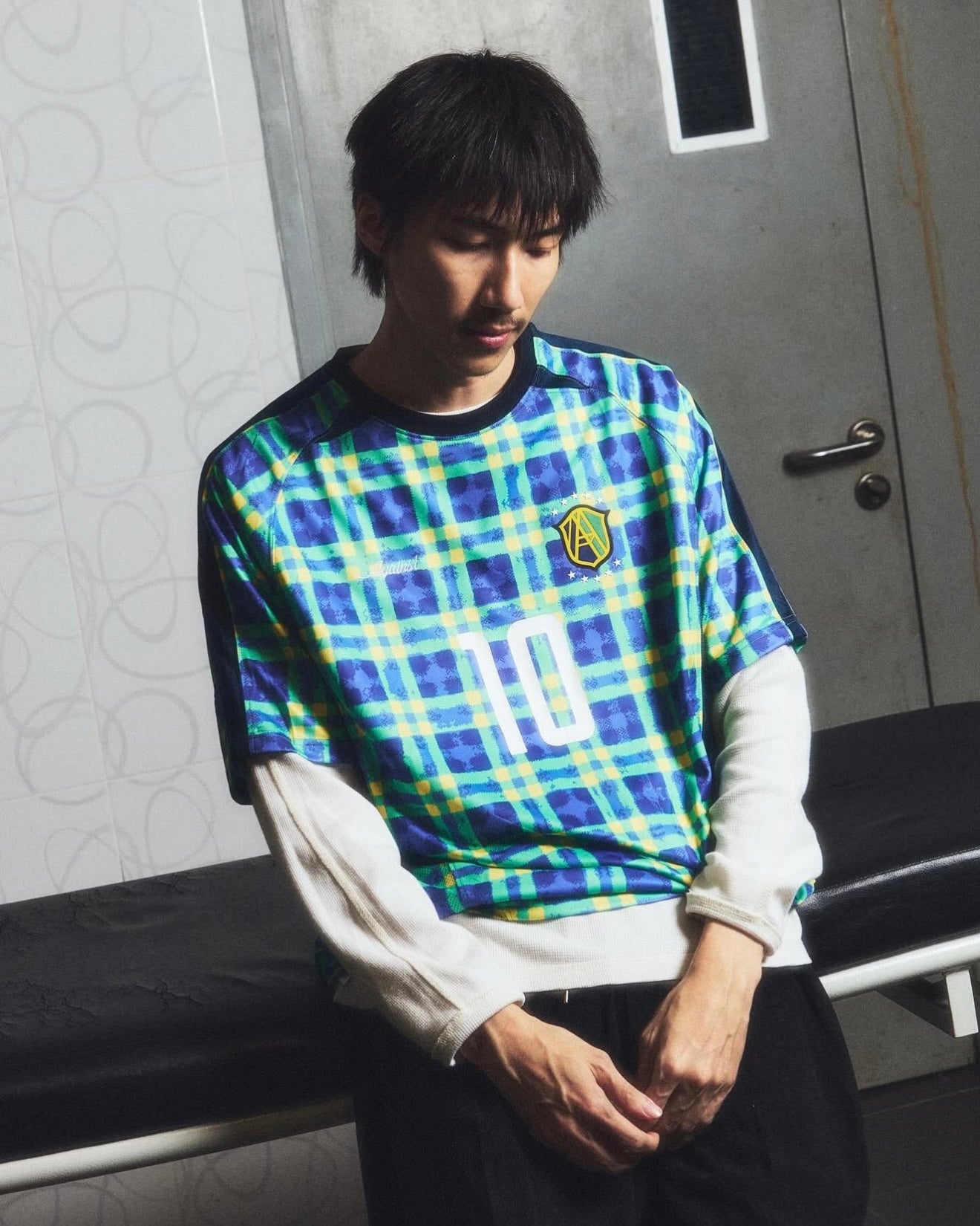 AGAINST LAB JOGA BONITO V2 PLAID BLUE