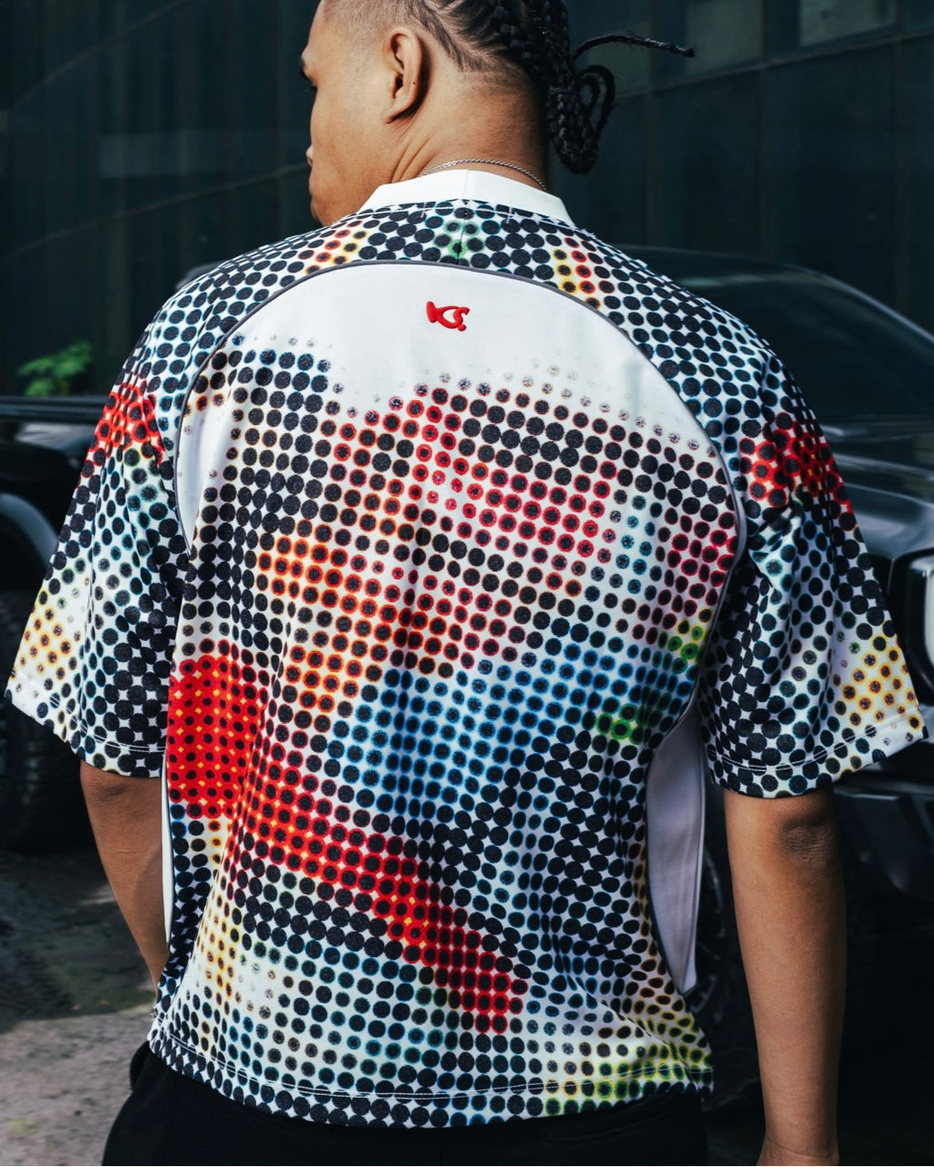 KRUEL x SUPERSUNDAY PIXEL JERSEY WHITE