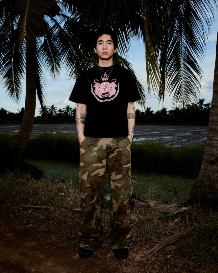 ALL LOVE x KNOWWHERE MANTRA TEE BLACK