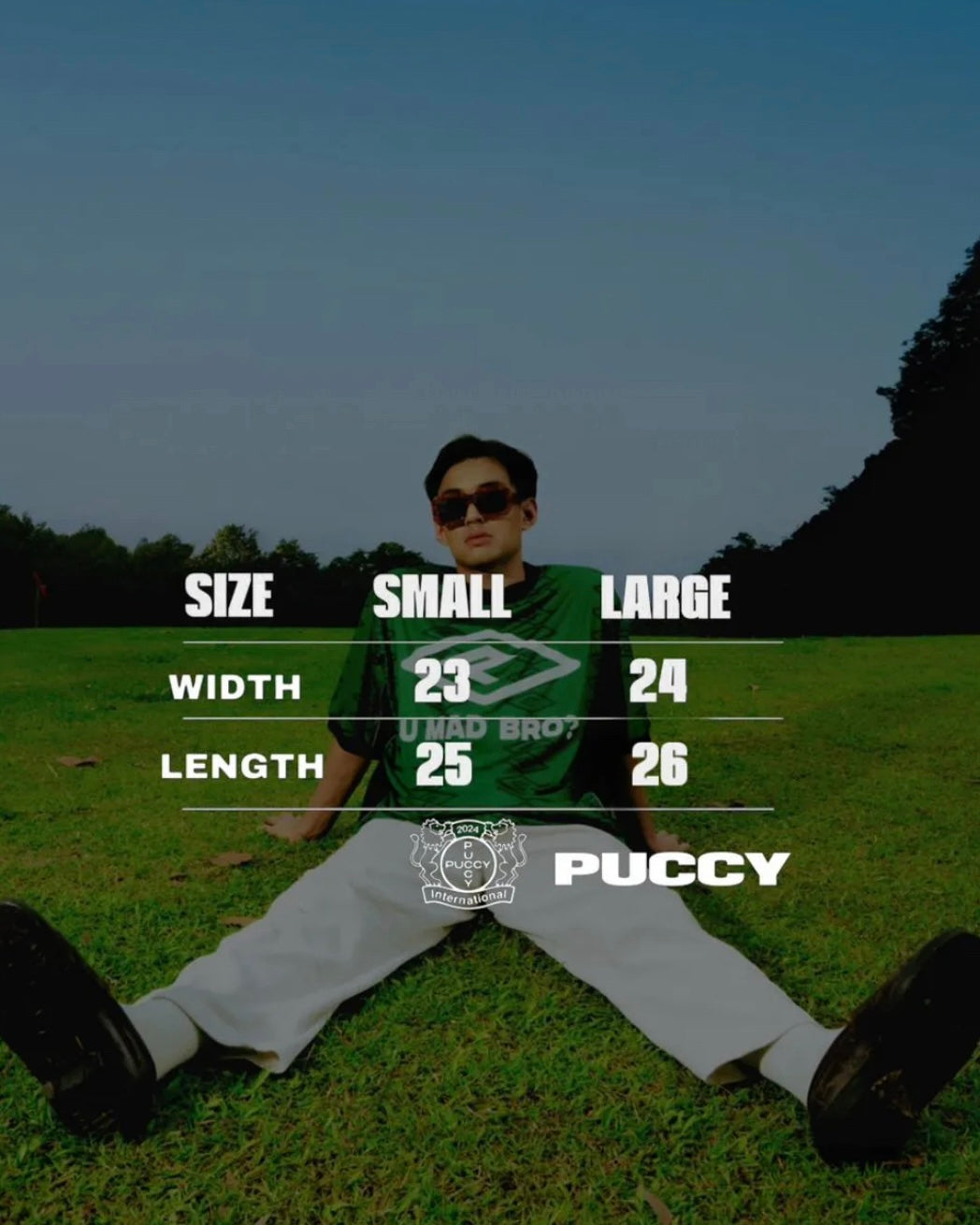 PUCCY U MAD BRO JERSEY GREEN