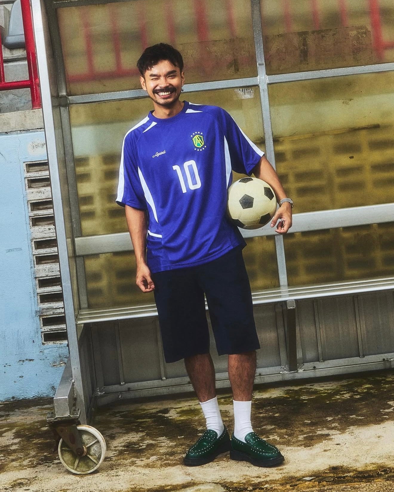 AGAINST LAB JOGA BONITO V2 JERSEY BLUE