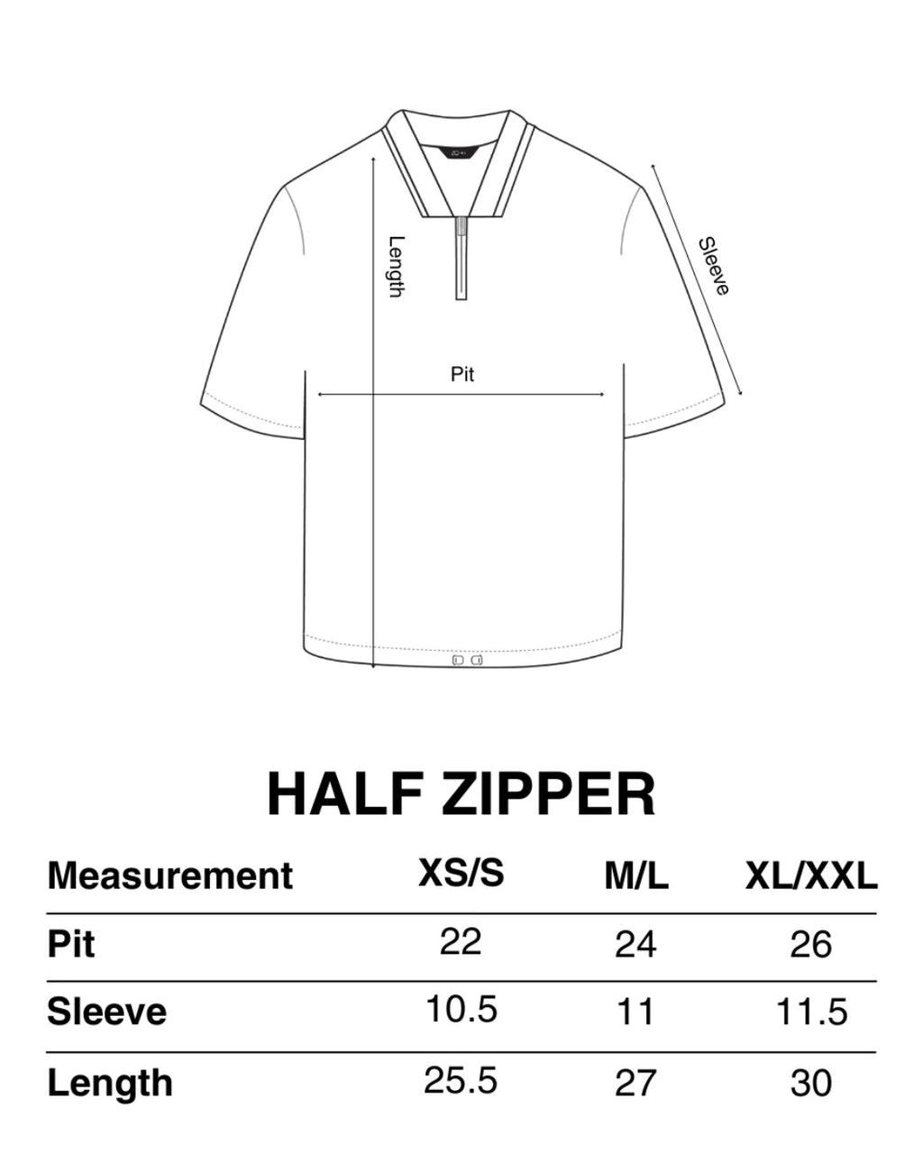 AQ MERCH HALFZIP GREY