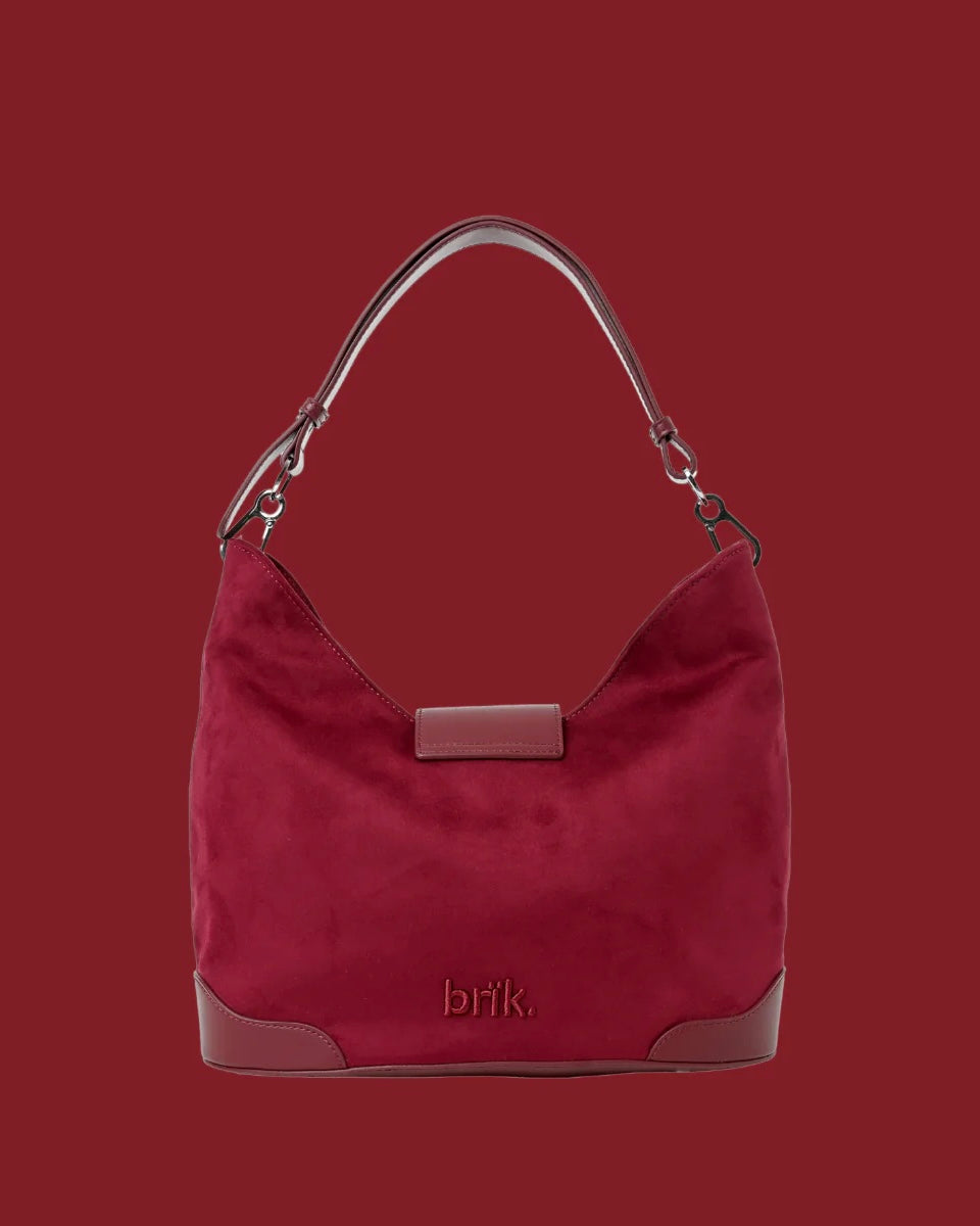 BRIK SLOUCHIE V2 HANDBAG SCARLET