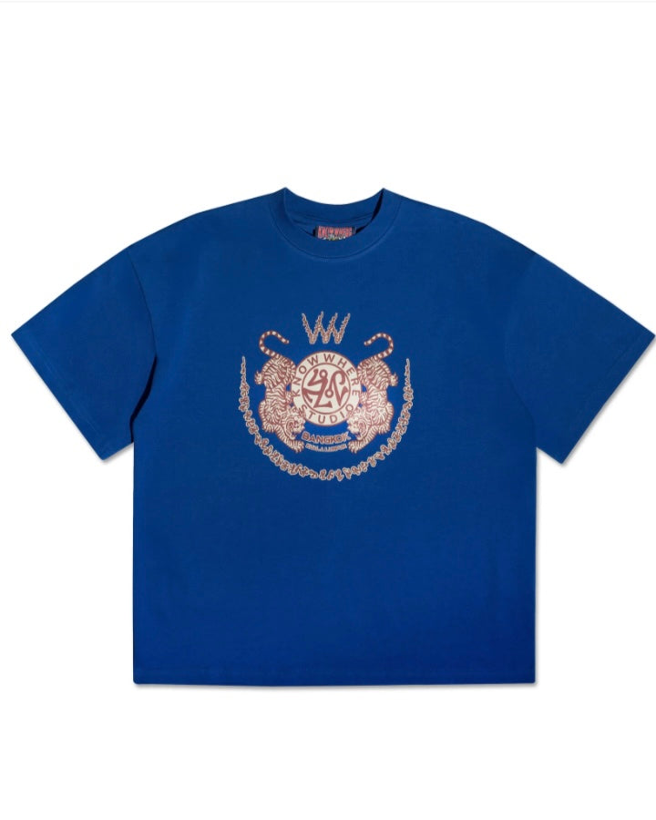 ALL LOVE x KNOWWHERE MANTRA TEE BLUE