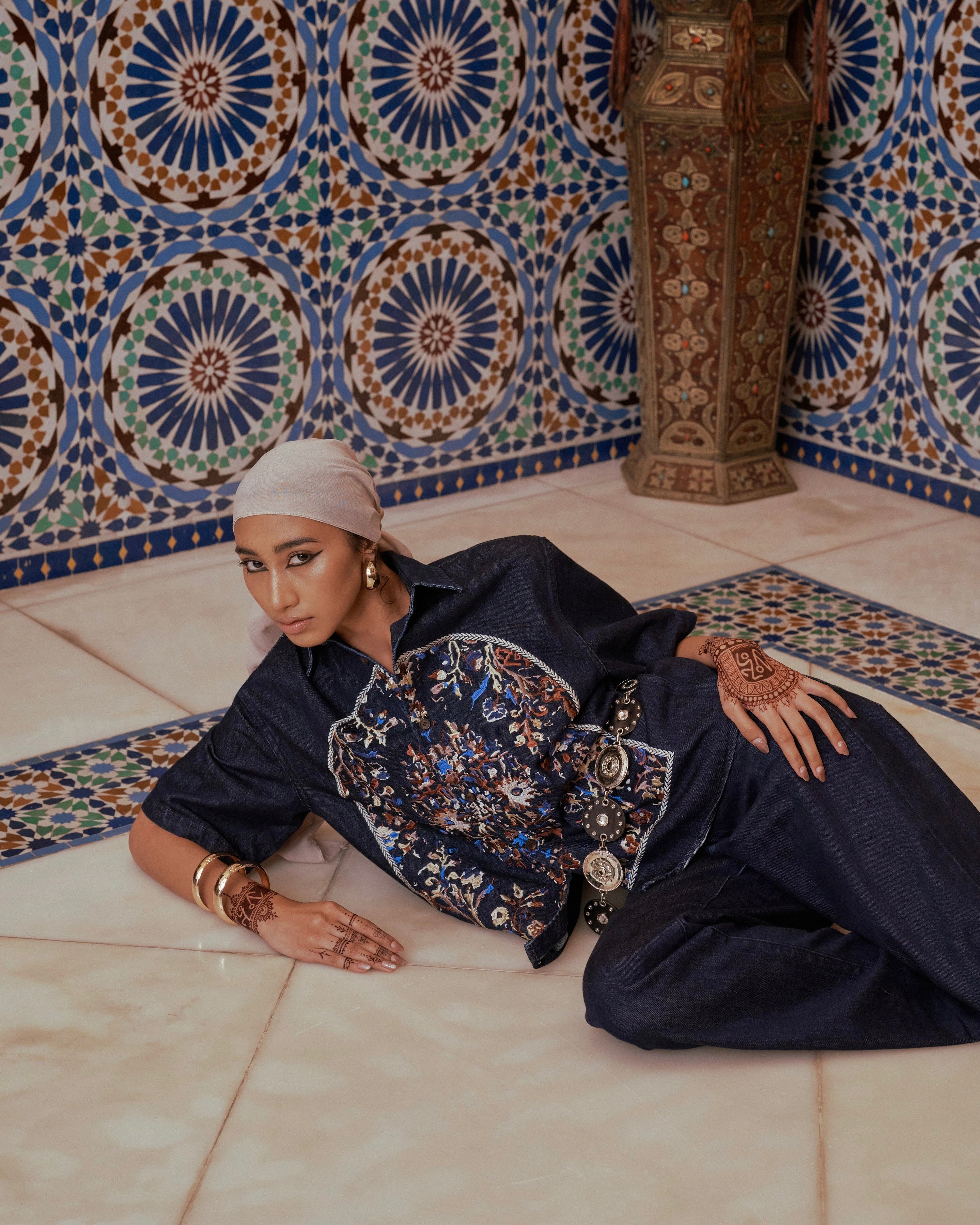 ALL LOVE DENIM SHIRT BLUE