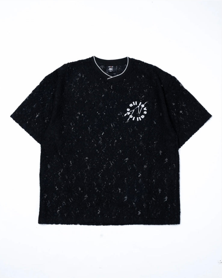 ALL LOVE LACE JERSEY BLACK