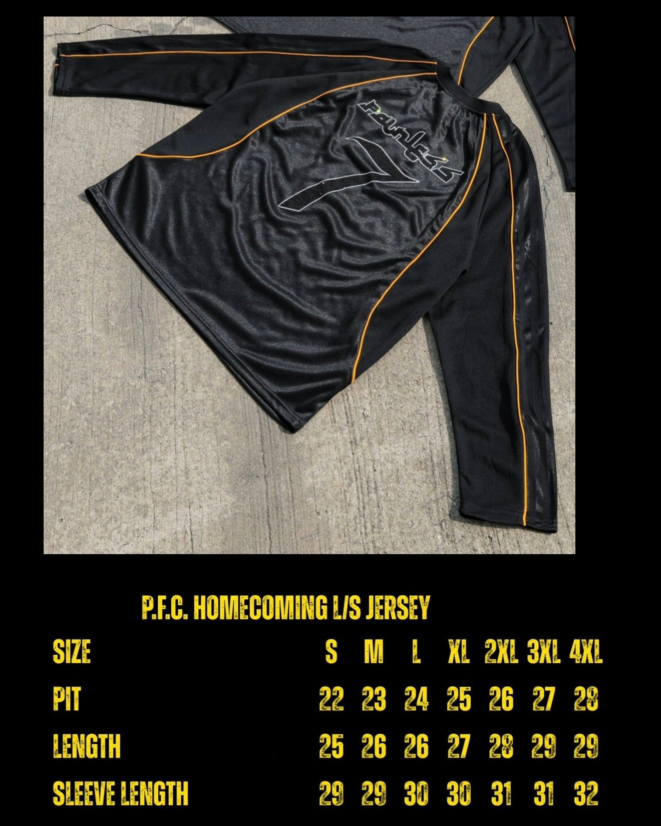 PAINLESS FAM LONGSLEEVE JERSEY BLACK